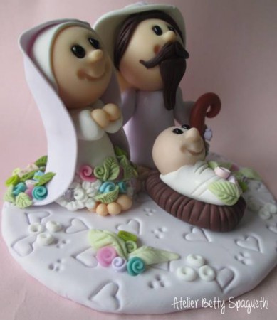 Sagrada Familia em biscuit