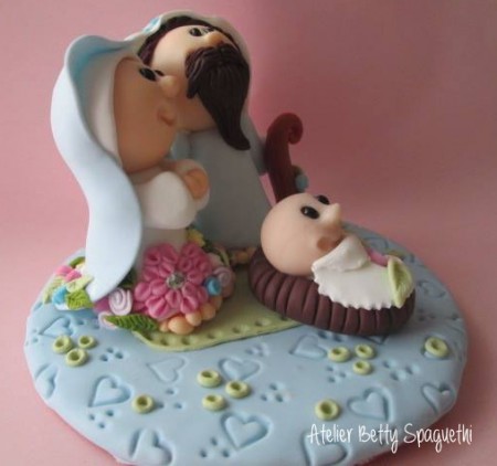 Sagrada Familia em biscuit