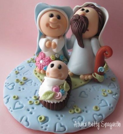 Sagrada Familia em biscuit