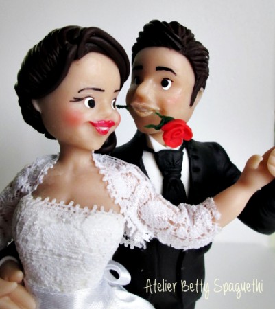 Noivinhos personalizados a dançar Tango