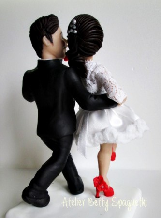 Noivinhos personalizados a dançar Tango